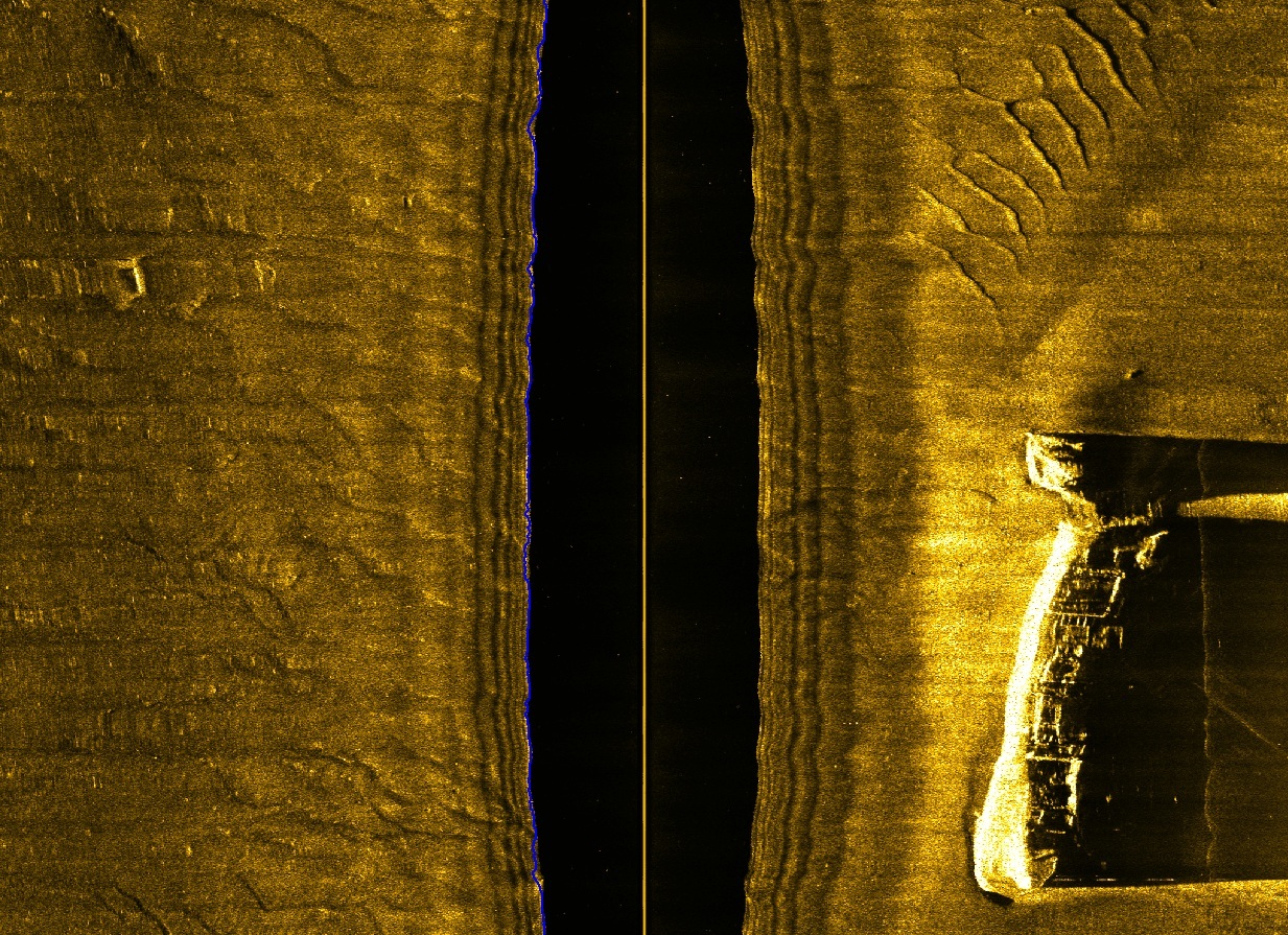 HMS Bayano — side scan sonar